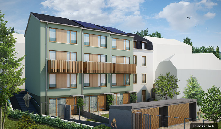 3D architectural visualization & rendering, Rendu de visualisation architecturale en image de synthèse 3D : Gare usines