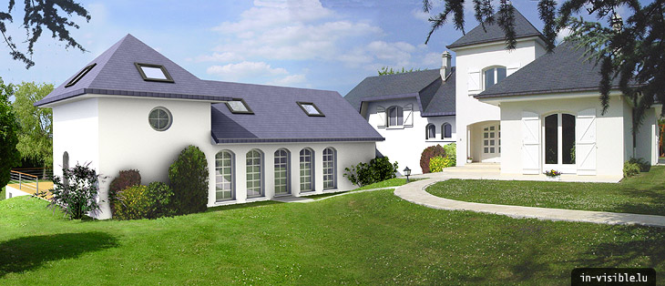 3D architectural visualization & rendering, Rendu de visualisation architecturale en image de synthèse 3D : Maas