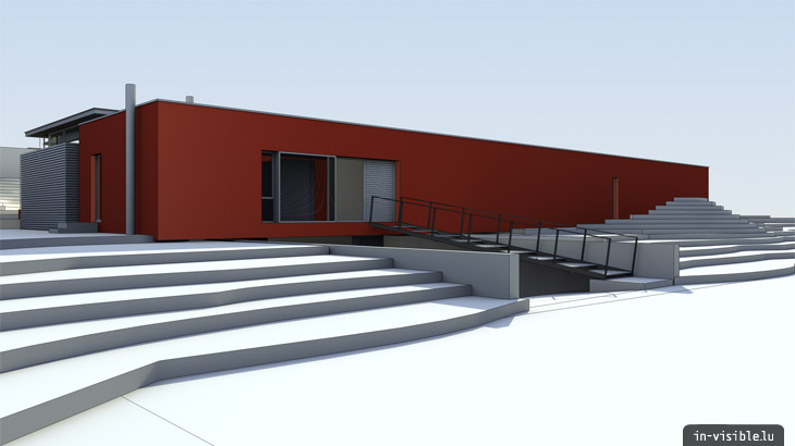 3D architectural visualization & rendering, Rendu de visualisation architecturale en image de synthèse 3D : TWN